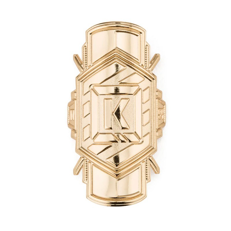 KINK K-Brick Head Badge, Gold